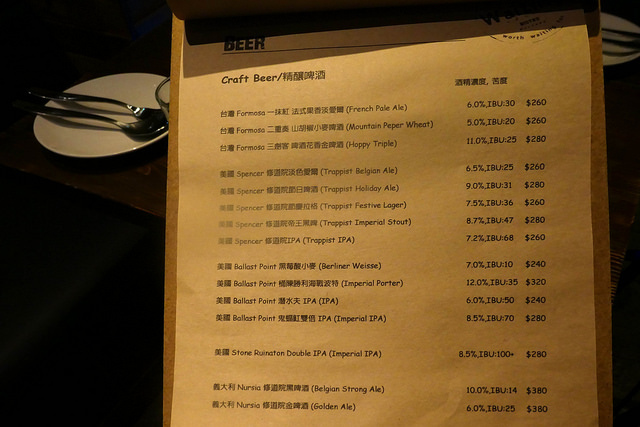 Waiting Bistro菜單4