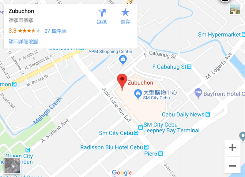 zubuchon map