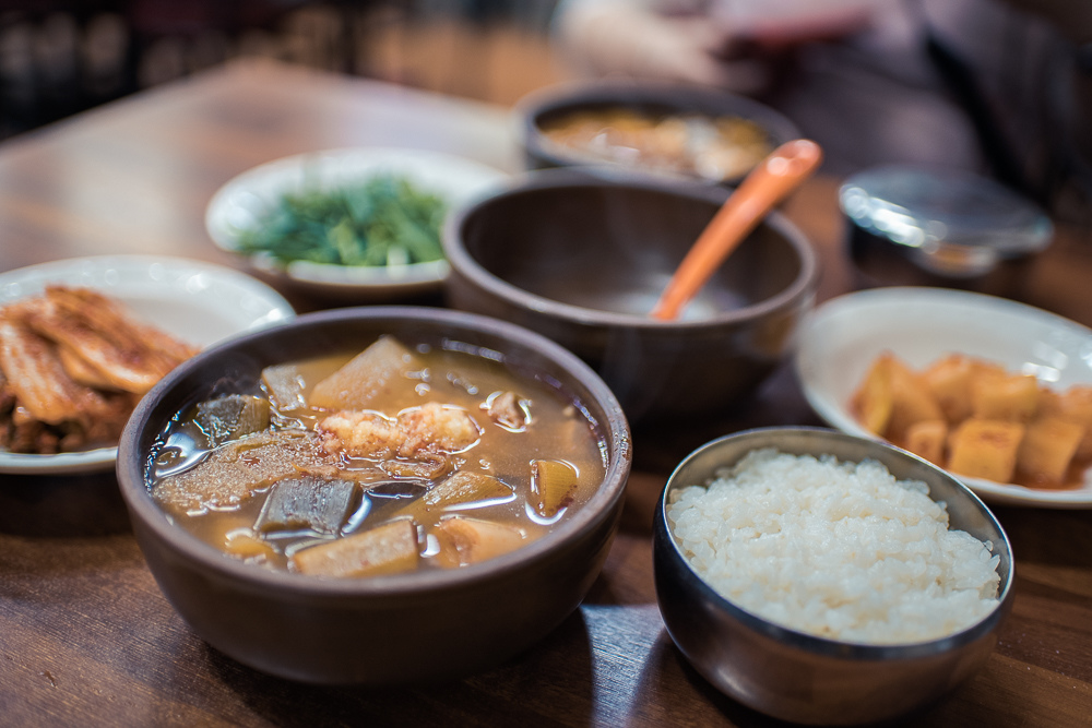 大邱牛血湯飯