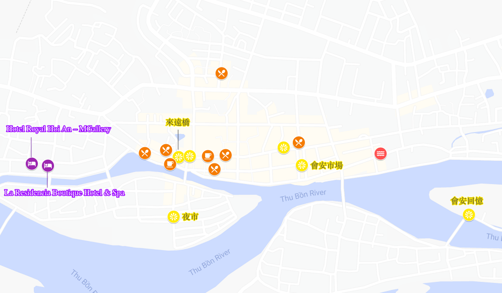會安地圖
