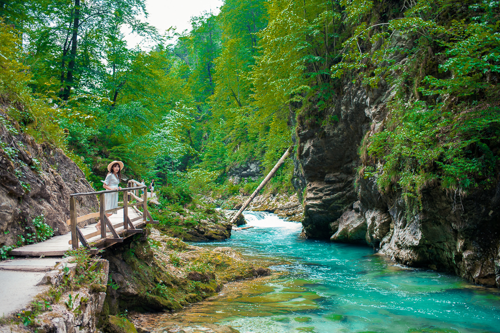 【斯洛維尼亞】文特加峽谷 Vintgar Gorge︱如畫般的絕壁美景，輕鬆健行步道
