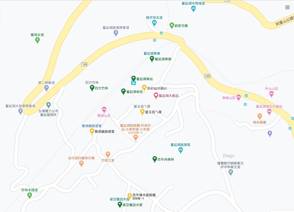 奮起湖地圖