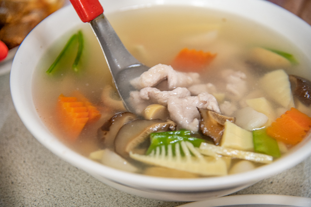 蘑菇赤肉湯