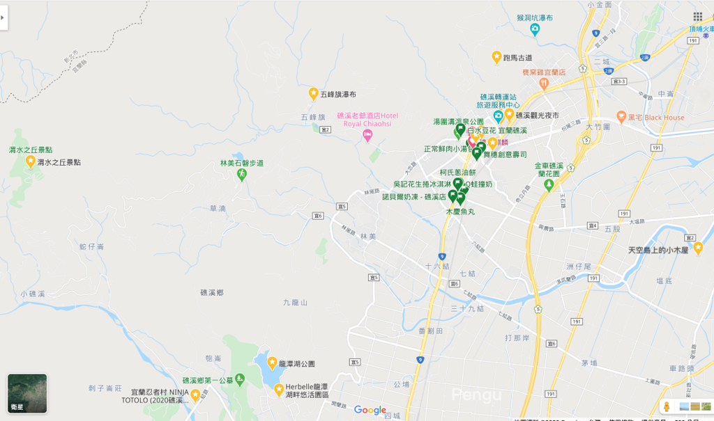 礁溪地圖