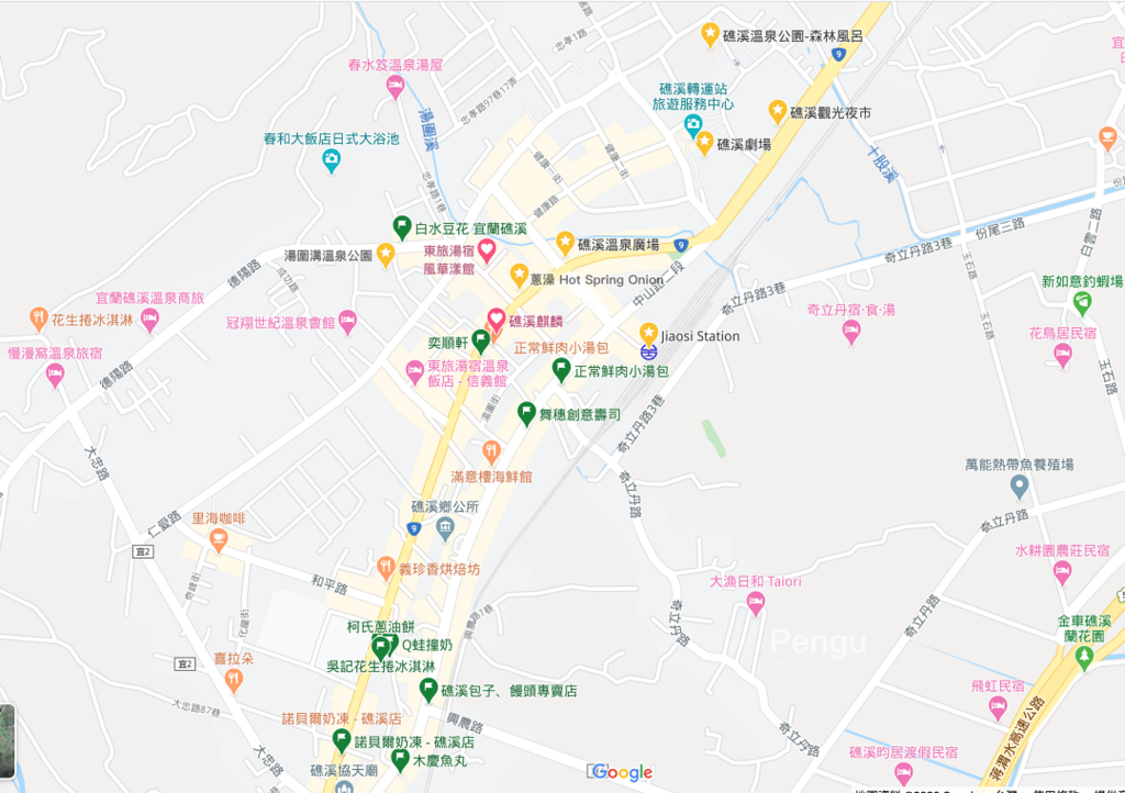 礁溪地圖