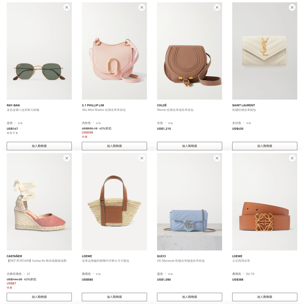 NET-A-PORTER 願望清單