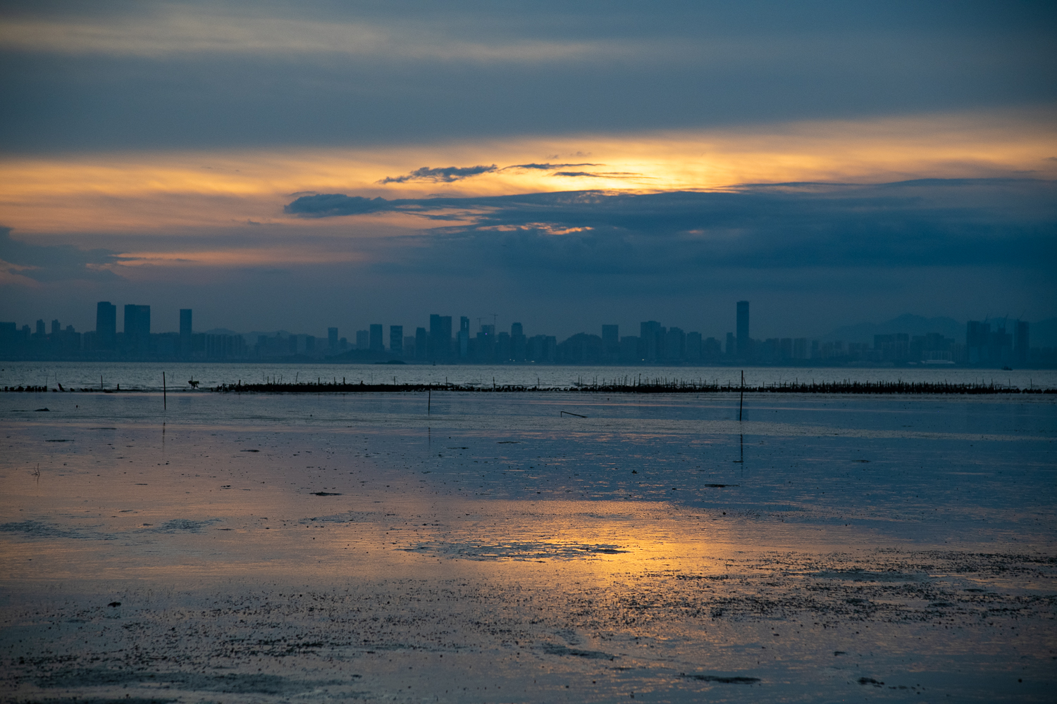 慈湖夕照