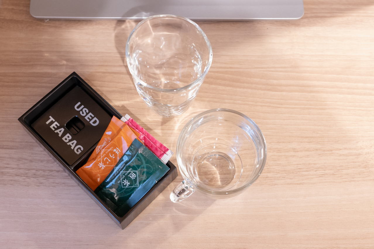 Hotel Vista Sendai 客房茶杯及茶包