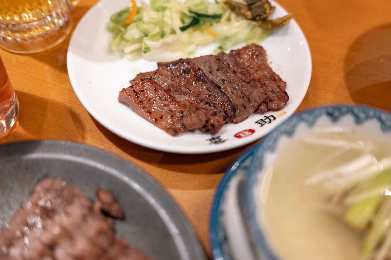 味之牛舌洗助 牛舌定食 (牛たん焼定食)
