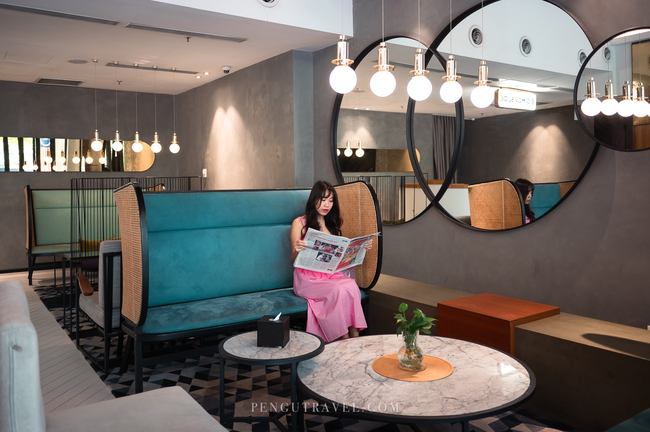 Pengu Travel 在Mov Hotel大廳感受空間設計與光影氛圍