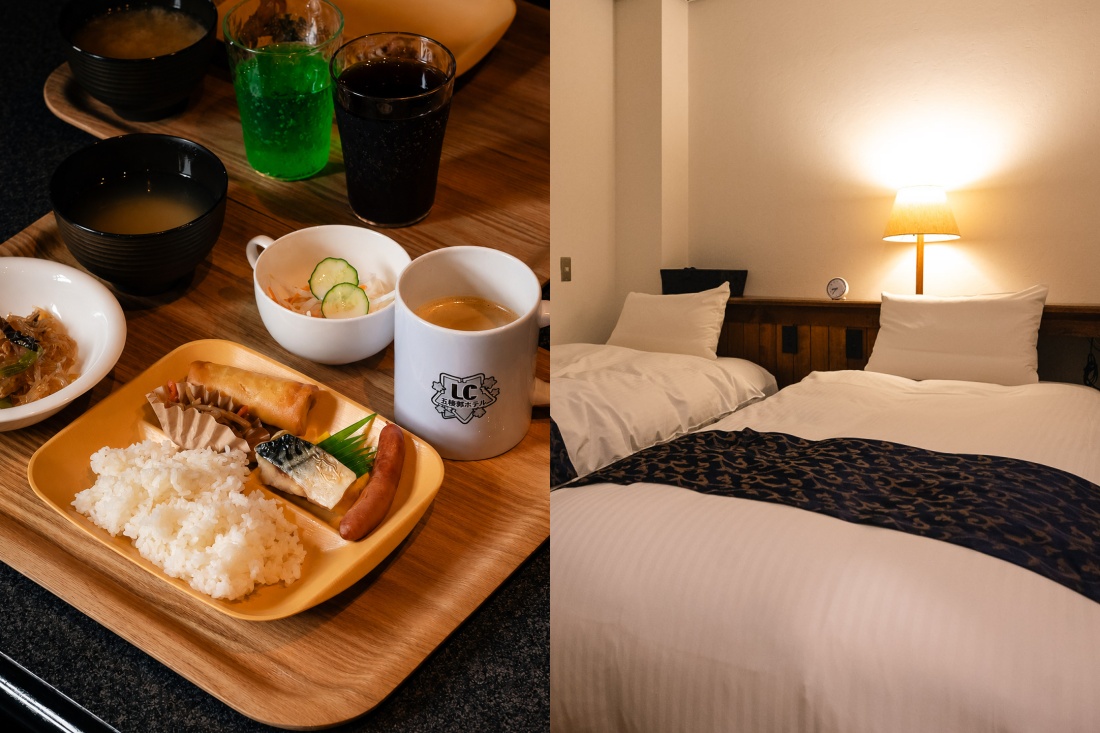 函館LC五稜郭飯店櫻花季住宿：別館客房與日式早餐開箱
