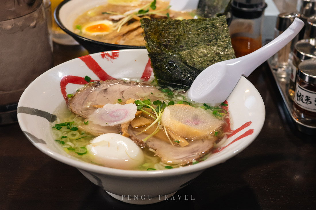 函館麵廚房味彩あじさい：Pengu Travel開箱函館鹽拉麵代表老店