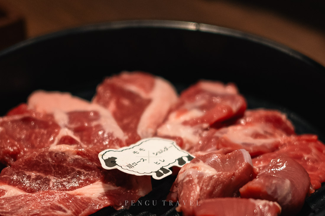 成吉思汗大黑屋大黑套餐肉品近照