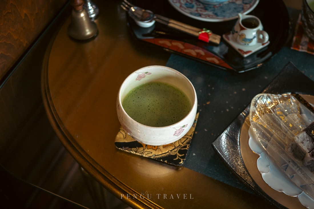 茶房舊茶屋亭的小杯抹茶