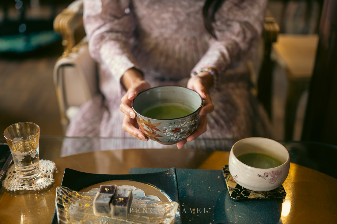 Pengu Travel｜茶房舊茶屋亭手刷抹茶套餐