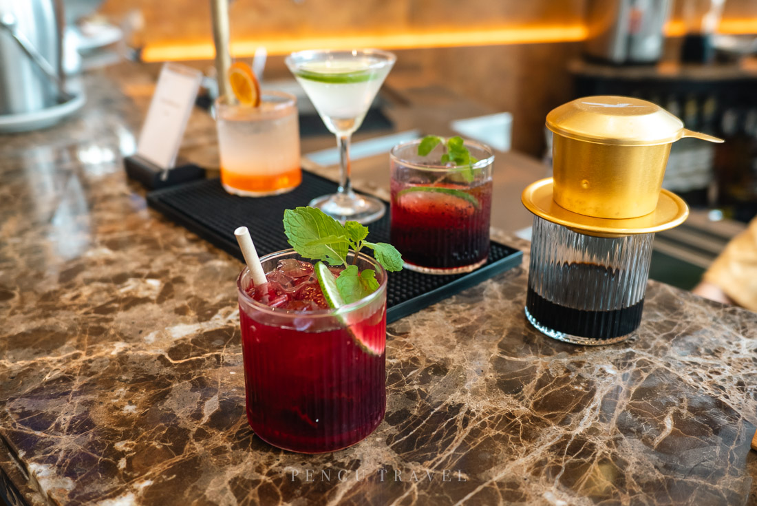 SH Premium Lounge酒吧展示之多款調酒