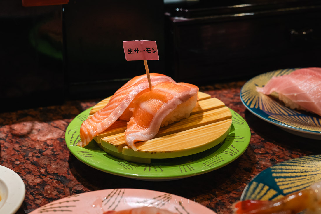 根室花丸生鮭魚握壽司