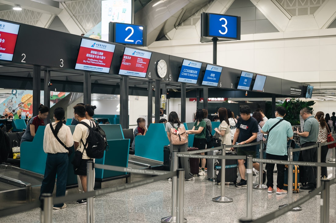 桃園機場第二航廈中國南方航空報到櫃台