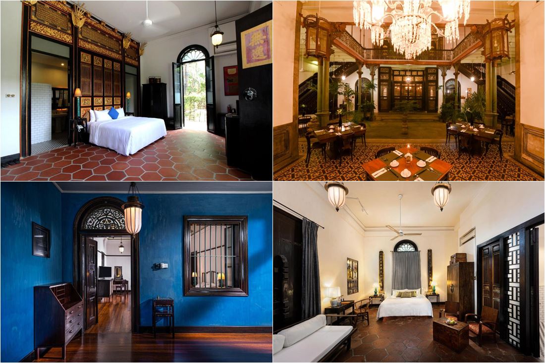 Cheong Fatt Tze – The Blue Mansion｜藍屋古蹟客房與公共空間