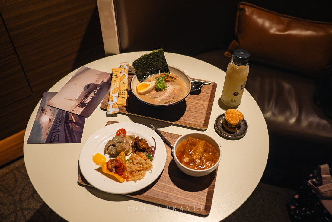 桃園機場第一航廈星宇航空貴賓室單點料理