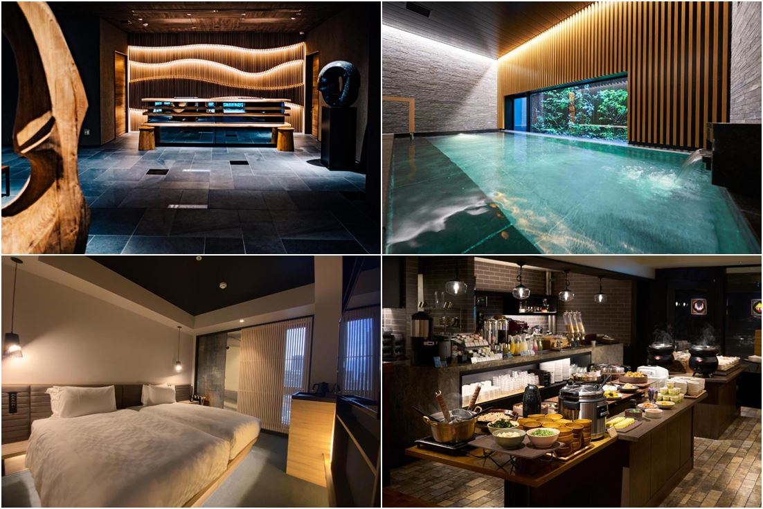 Hotel Resol Trinity Osaka｜日式公共區域、浴場與早餐